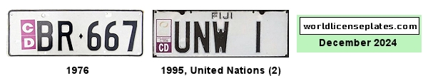 Diplomatic License Plates