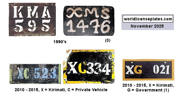 Kiribati - Kirimati License Plates