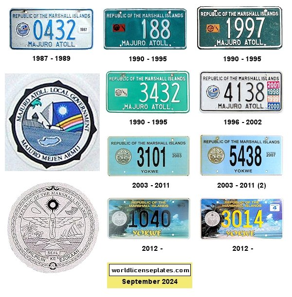 Marshall Islands License Plates