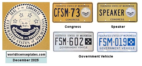 Micronesia License Plates