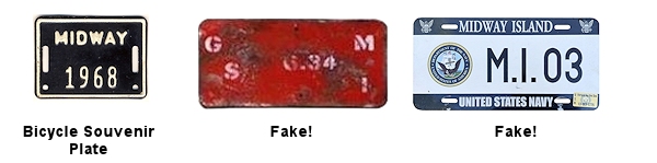 Midway Fake License Plates