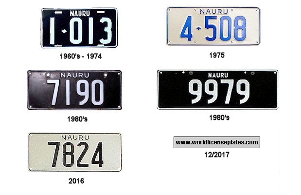 Nauru License Plates