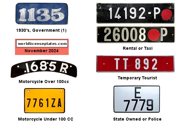 Polynesia License Plates