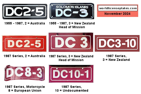 Diplomatic License Plates