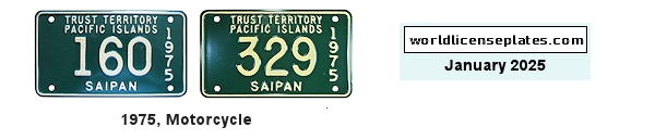 Other TTPI Northern Mariana License Plates