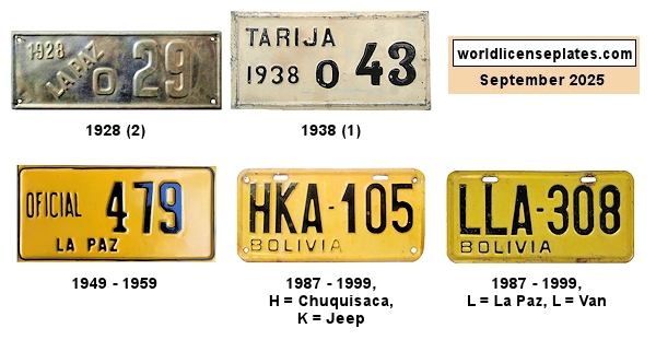 Official, Governmenl License Plates