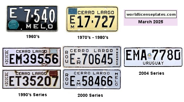 Cerro Largo License Plates