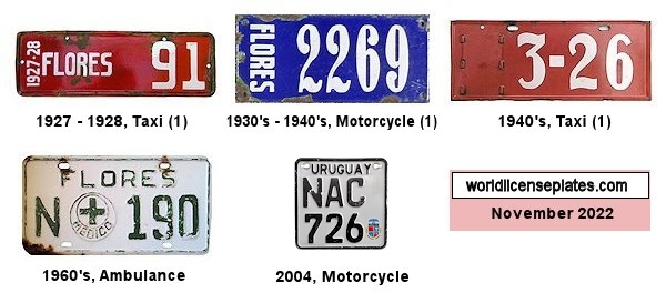 Flores License Plates