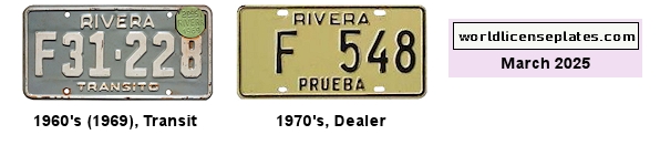 Rivera License Plates