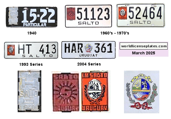 Salto License Plates