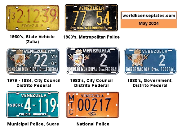 Government, Official - Local License Plates