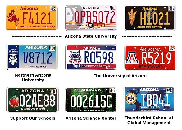 Special Interest License Plates