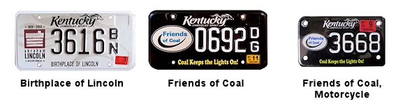 Special Interest License Plates