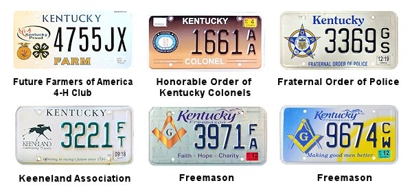 Special Interest License Plates
