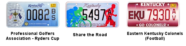 Special Interest License Plates