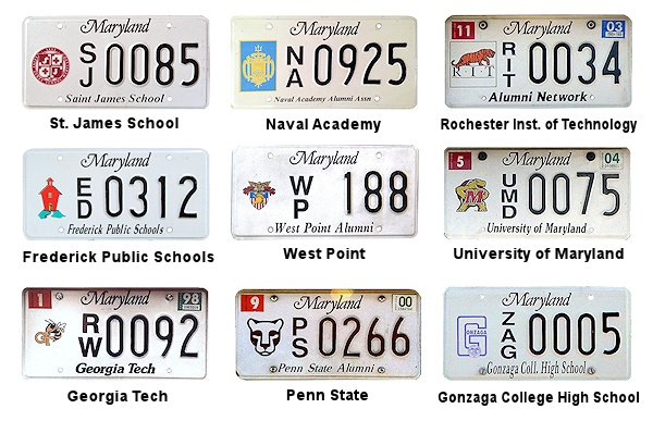 Special Interest License Plates