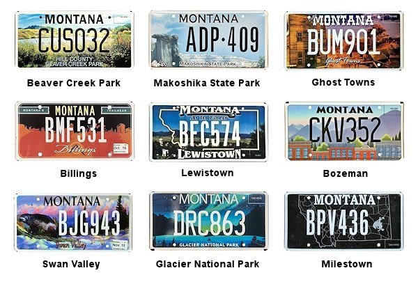 Regions, Towns Plates