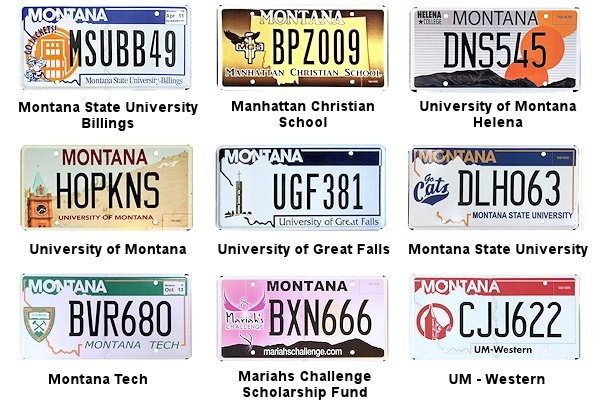 Universities, Colleges Plates