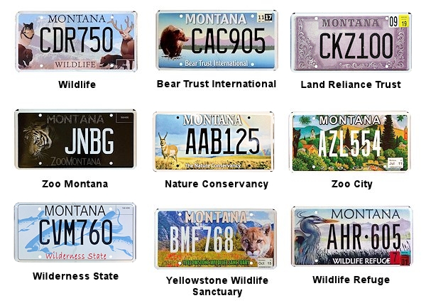 Wildlife, Conservation Plates