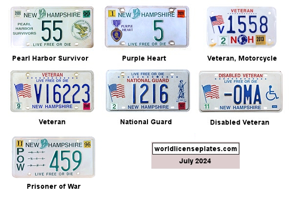License Plates of New Hampshire