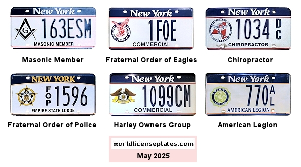 Organizations License Plates