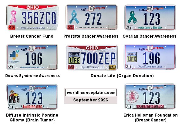 Health Related License Plates