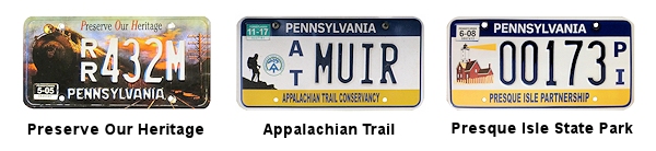 Heritage, State License Plates