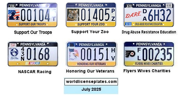 Miscellaneous, Support License Plates