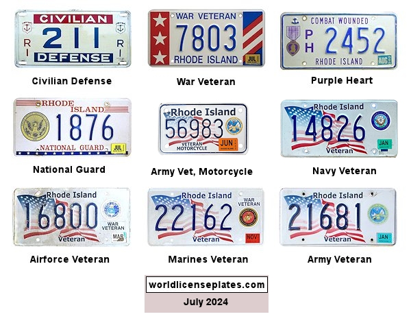 Rhode Island License Plates
