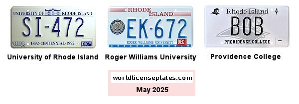 Universities, Education License Plates