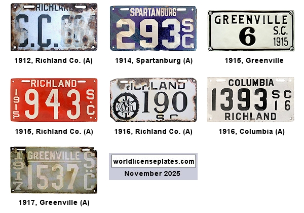 License Plates of South Carolina