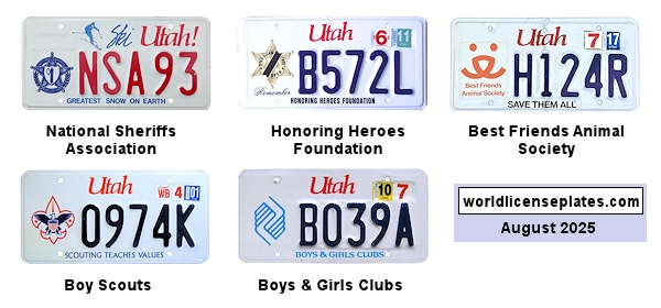 Organizations, Groups License Plates
