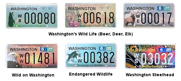 Wildlife, Conservation License Plates