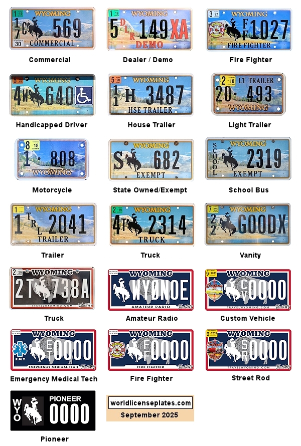 Non-Passenger/Other License Plates