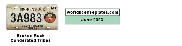 Broken Rock License Plates