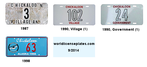 Chickaloon Village License Plates