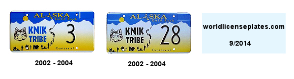 License Plates of Knik Tribe
