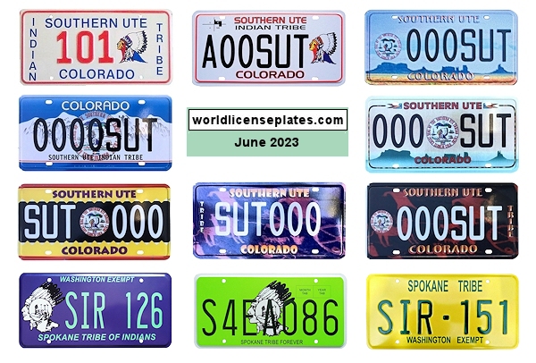 License Plate Prototypes of Native Americans