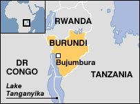 Burundi Map