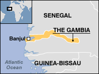 Gambia Map