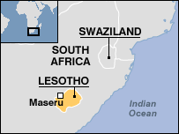 Lesotho Map