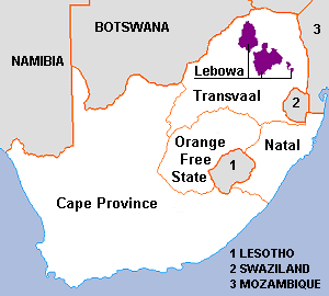 Lebowa Map