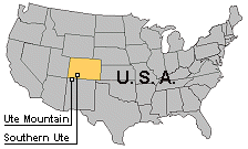 Colorado Ute Map