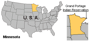 Minnesota Grand Portage Map