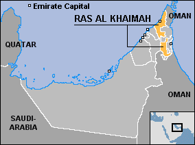 Ras al Khaimah Map
