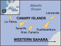 Canary Islands Map