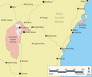 Australian Capital Territory Map