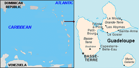 Guadeloupe Map