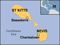 Saint Kitts and Nevis Map
