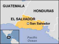 El Salvador Map